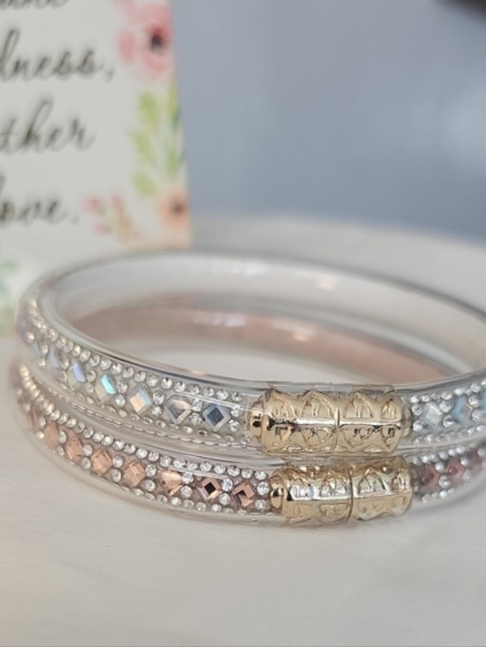 Budha All Weathers Bangles A Tzubbie Sized Bangle Infused With Bold 8mm Crystal.